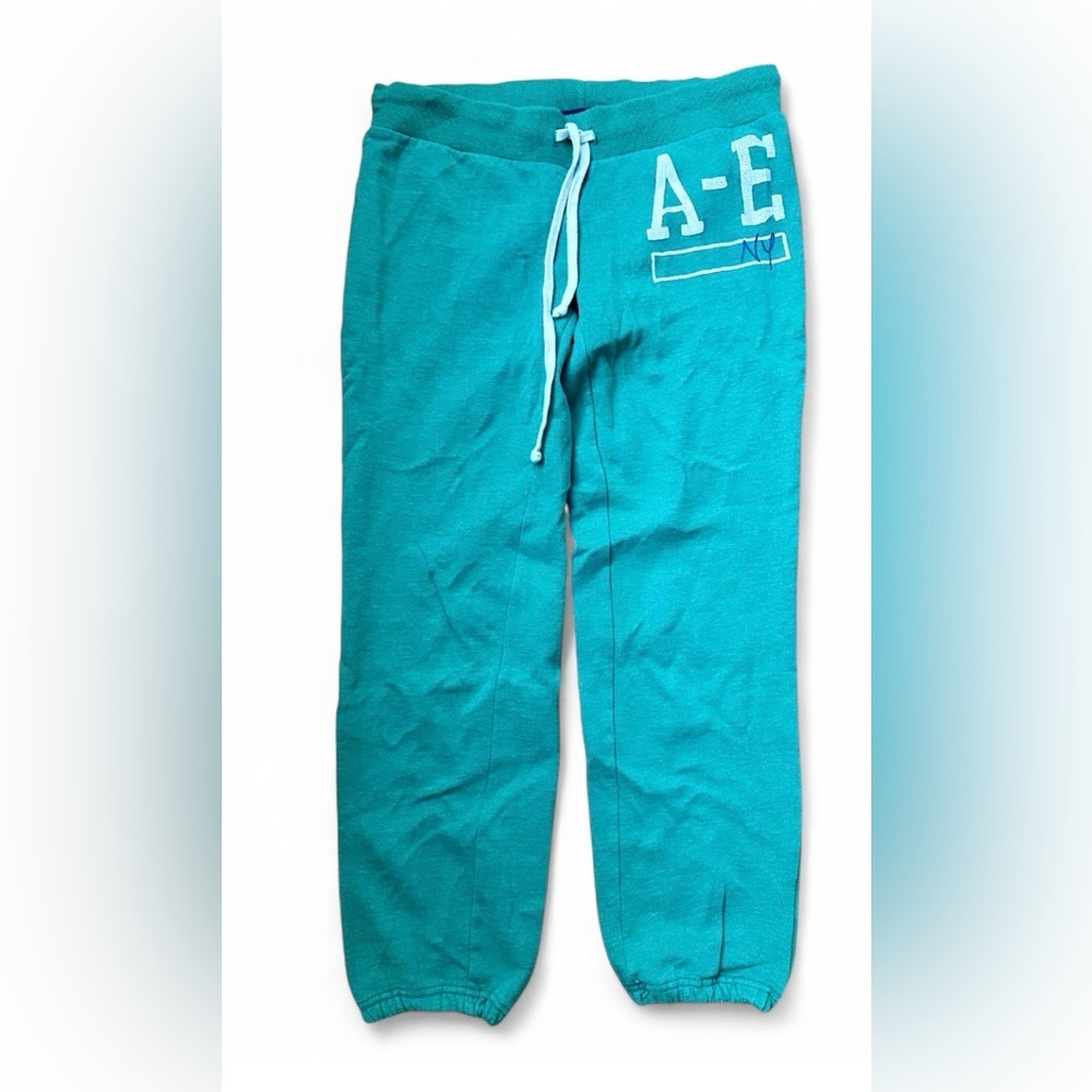 EUC American Eagle Green Drawstring Joggers